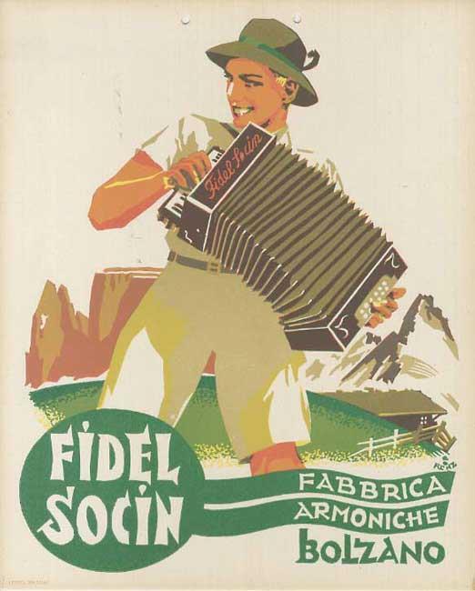 Fabbrica armoniche: Fidel Socin: Bolzano. Armoniche Bolzano - copertina
