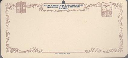 Prima esposizione dopolavoristica nazionale di arte e mestieri: Bolzano. Bolzano Dopolavoro - copertina