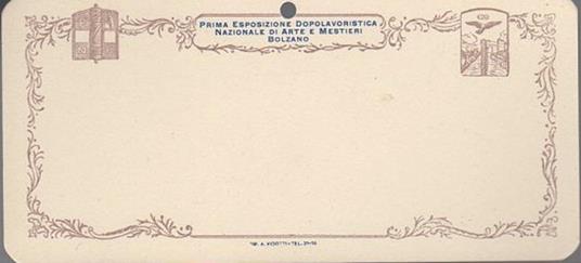 Prima esposizione dopolavoristica nazionale di arte e mestieri: Bolzano. Bolzano Dopolavoro - copertina