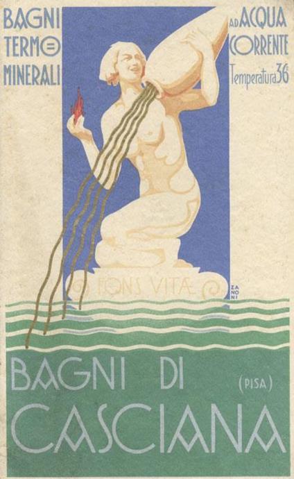 Le terme di Casciana (Pisa). Italia Toscana Pisa Casciana Bagni Termali - copertina