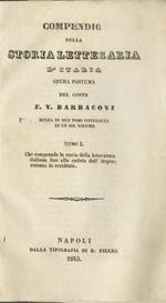 Compendio della storia letteraria d’Italia