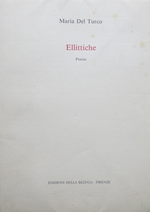 Ellittiche: poesie