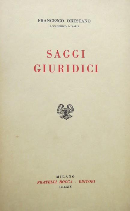 Saggi giuridici