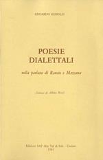 Poesie dialettali: nella parlata di Roncio e Mezzana
