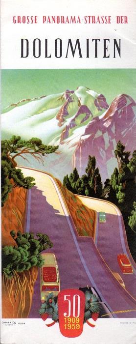 Grosse panorama-Strasse der Dolomiten - copertina