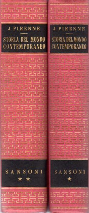 Storia del mondo contemporaneo - Jacques Pirenne - copertina