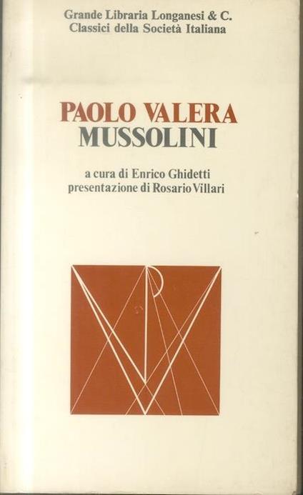 Mussolini - Paolo Valera - copertina