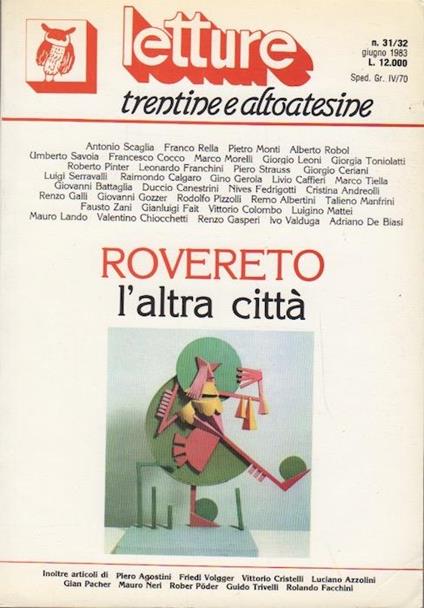 Rovereto: l'altra città  - Antonio Scaglia - copertina