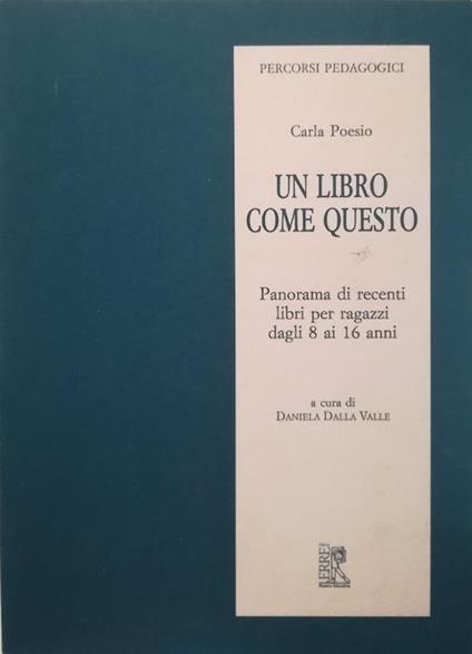 Un libro come questo - Carla Poesio - copertina