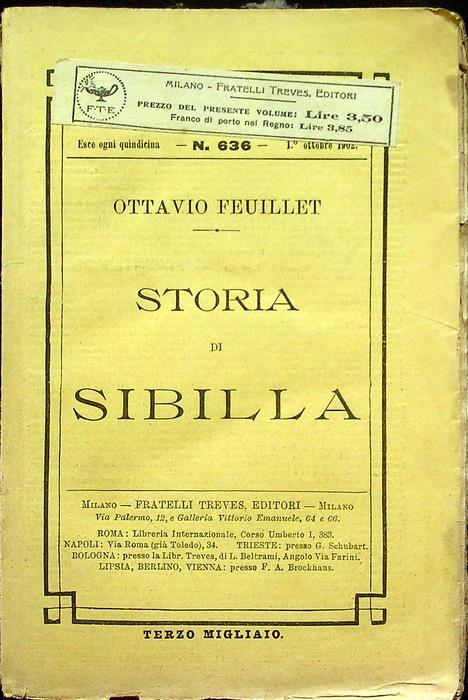 Storia di Sibilla. Biblioteca amena 636