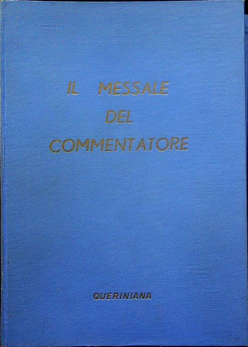 Il messale del commentatore