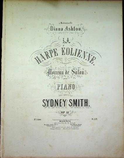 La Harpe éolienne: Op.11 A 2 mains - Edward E. Smith - copertina