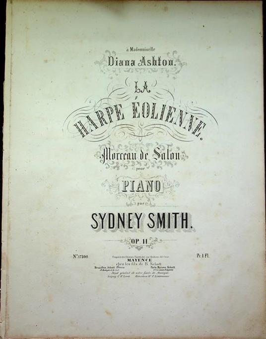 La Harpe éolienne: Op.11 A 2 mains - Edward E. Smith - copertina