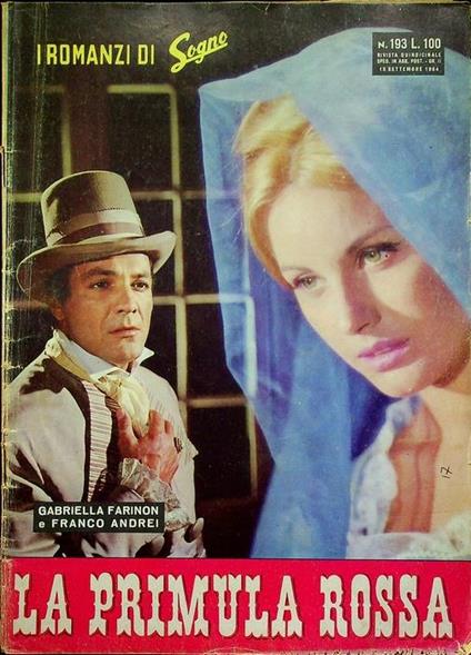 La primula rossa. I romanzi di Sogno N. 193 - 1964 - copertina