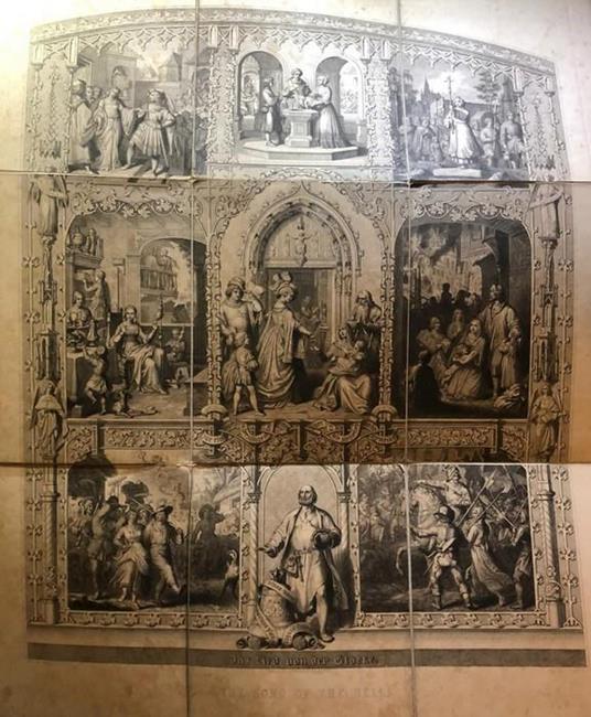 The Song of the Bell - Das Lied von der Glocke Illustrations to a poem by Friedrich Schiller. Engraved by Adrian Schleich, German, 1812 - 1894. After Christoph Friedrich Nilson, German, 1811 - 1879. Membership print of the Munich Kunstverein for 1848 - Friedrich Schiller - copertina