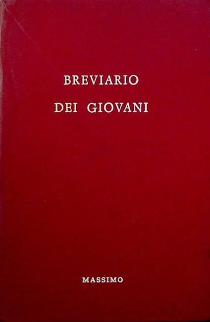 Breviario dei giovani - Giovanni Barra - copertina