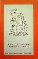 Catalogo delle litografie e delle edizioni numerate