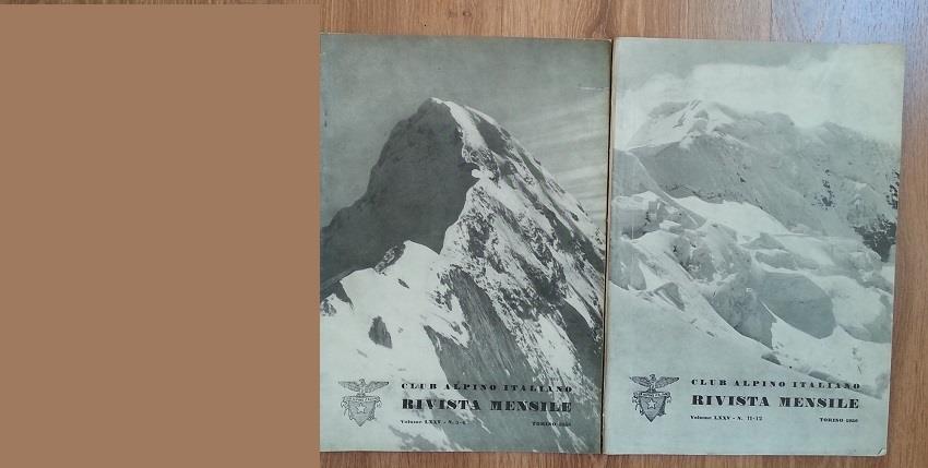 Rivista mensile del Club Alpino Italiano. A: LXXV – 1956. N. 1-2, 5-6, 11-12