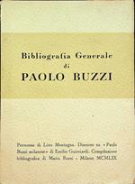 Bibliografia generale di Paolo Buzzi