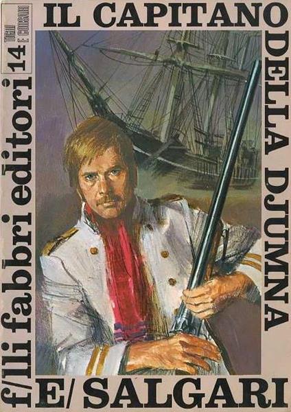 Il capitano della Djumna - Emilio Salgari - copertina