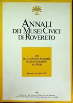 Atti del 2° Convegno nazionale sugli avvelenamenti da funghi: Rovereto, 3-4 aprile 1992