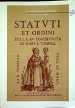 Statuti, et ordini della spettabile communità di Nago, e Torbole: 1628