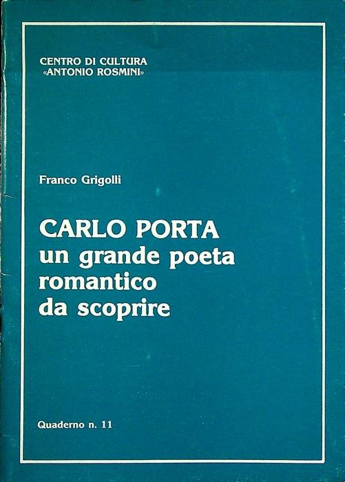 Carlo Porta un grande poeta romantico da scoprire