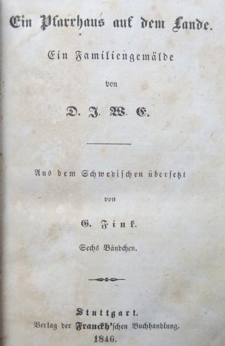 Ein Pfarrhaus auf dem Lande: ein Familiengemälde