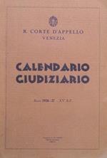 R. Corte d’appello di Venezia: Calendario giudiziario: A. 1936-1937