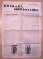 Brigata mussolinia: notiziario mensile della società bonifiche sarde e dei mezzadri di mussolinia di Sardegna. Anno III - N. 1