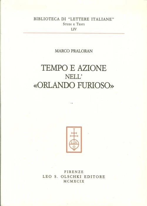 Tempo e azione nell'"Orlando furioso" - Marco Praloran - copertina