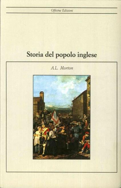 Storia del popolo inglese - A. L. Morton - copertina