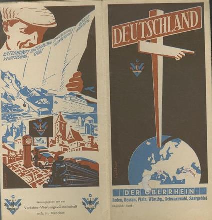 Deutschland, der Oberrhein. [Edizione tedesca. Deutsche aufgaben. German edition] - copertina