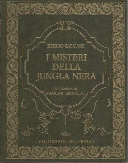 I misteri della jungla nera - Emilio Salgari - copertina