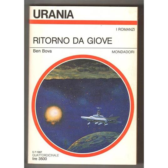 Urania 1052 Ritorno da Giove - Ben Bova - copertina