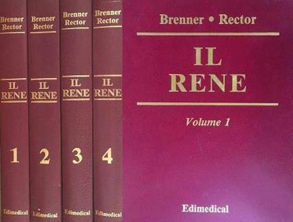 Il rene. Quattro volumi - B. M. Brenner - copertina