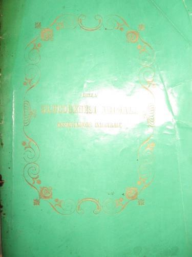 Della glucogenesi animale - Giovanni Della Vecchia - copertina