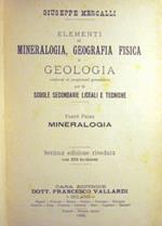 Elementi di mineralogia, geografia fisica e geologia