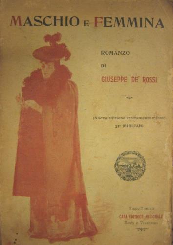 Maschio e femmina - Giuseppe De Rossi - copertina