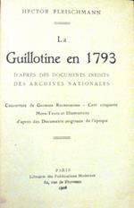 La guillotine en 1793