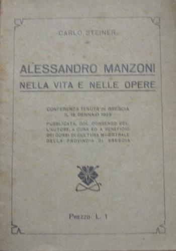 Alessandro Manzoni - Carlo Steiner - copertina