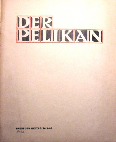 Der Pelikan - copertina