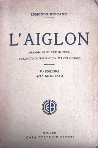 L' aiglon - Edmond Rostand - copertina