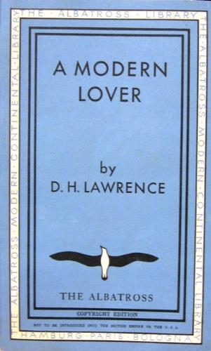 A modern lover - David Herbert Lawrence - copertina