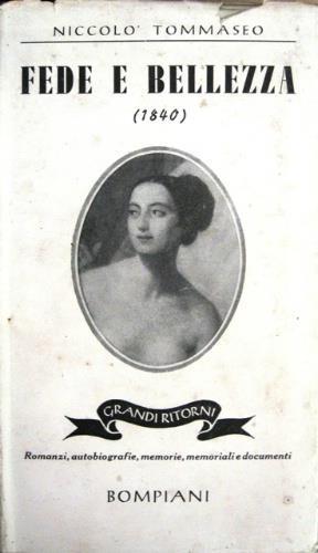 Fede e bellezza - Niccolò Tommaseo - copertina