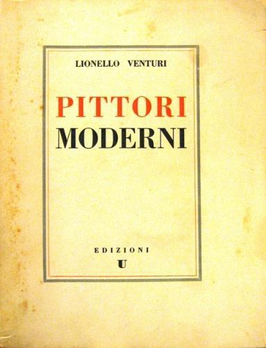 Pittori moderni - Lionello Venturi - copertina