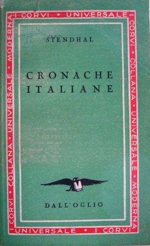 Cronache italiane - Stendhal - copertina