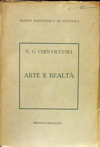 Arte e realtà - Nikolaj G. Cernysevskij - copertina