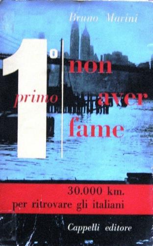 Primo: non aver fame - Bruno Marini - copertina