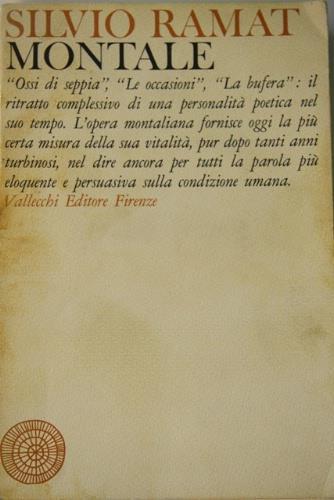 Montale - Silvio Ramat - copertina